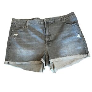 Old Navy O.G. High Rise Gray Jean Shorts NWT